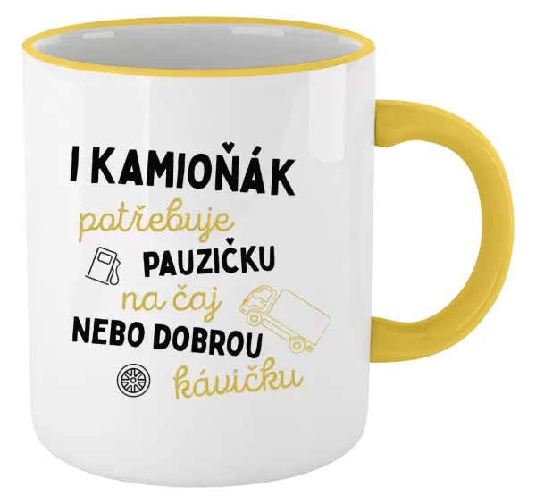 Hrnek I kamioňák potřebuje pauzičku