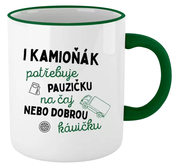 Hrnek I kamioňák potřebuje pauzičku