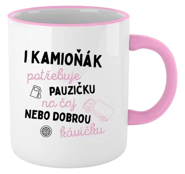 Hrnek I kamioňák potřebuje pauzičku