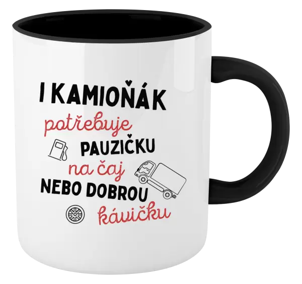 Hrnek I kamioňák potřebuje pauzičku