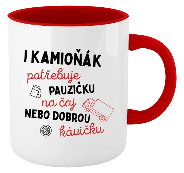 Hrnek I kamioňák potřebuje pauzičku