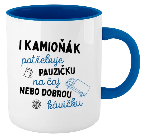 Hrnek I kamioňák potřebuje pauzičku