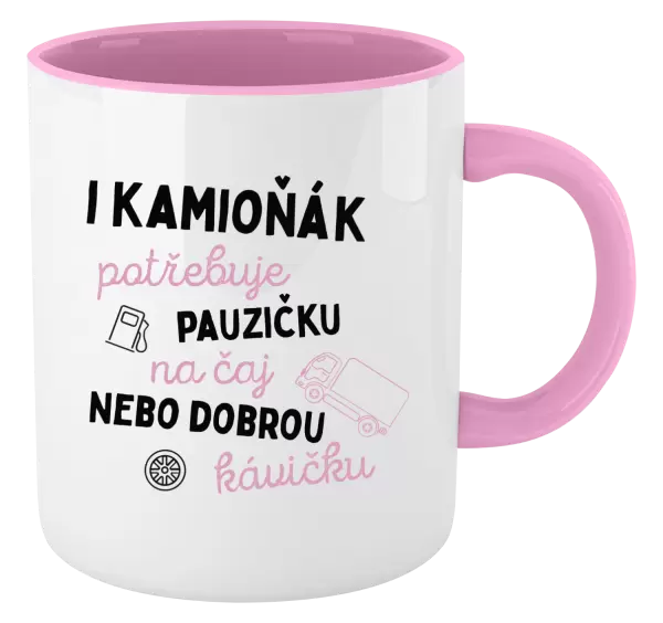 Hrnek I kamioňák potřebuje pauzičku