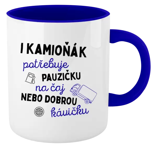 Hrnek I kamioňák potřebuje pauzičku