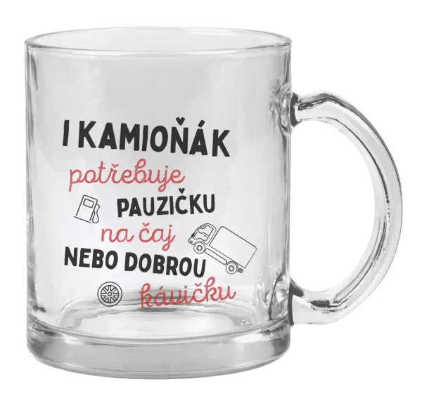 Hrnek I kamioňák potřebuje pauzičku