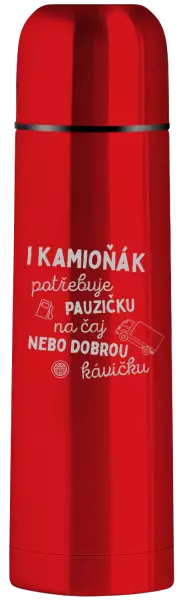 Termoska I kamioňák potřebuje pauzičku