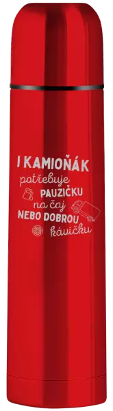 Termoska I kamioňák potřebuje pauzičku