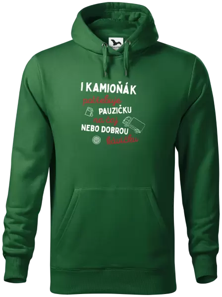 Pánská mikina I kamioňák potřebuje pauzičku