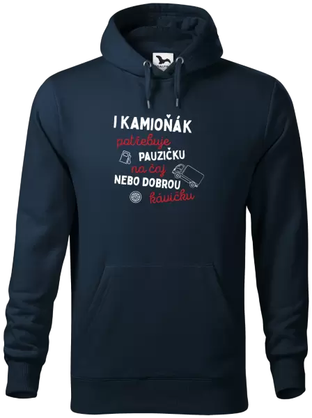 Pánská mikina I kamioňák potřebuje pauzičku