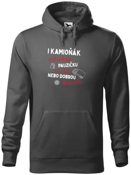 Pánská mikina I kamioňák potřebuje pauzičku
