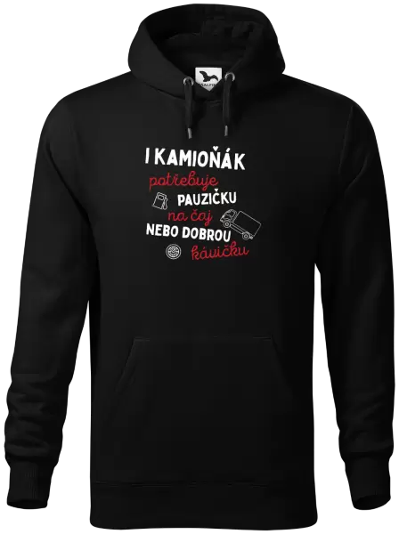 Pánská mikina I kamioňák potřebuje pauzičku