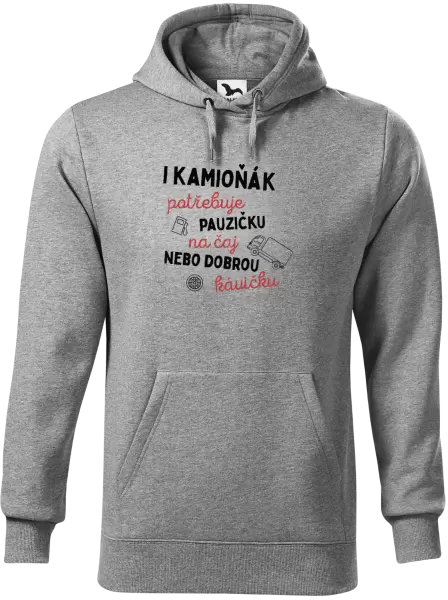 Pánská mikina I kamioňák potřebuje pauzičku