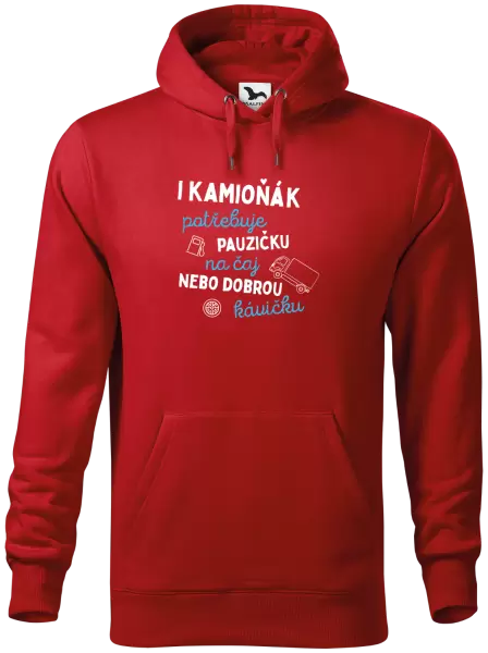 Pánská mikina I kamioňák potřebuje pauzičku