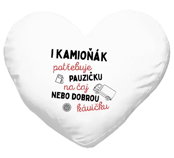 Polštář I kamioňák potřebuje pauzičku