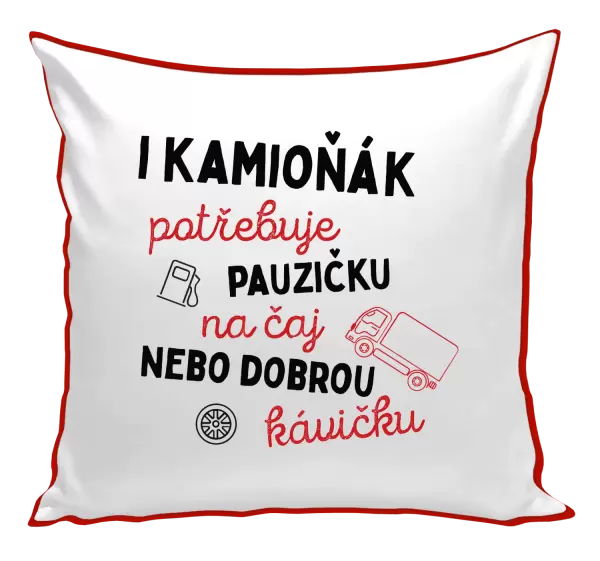 Polštář I kamioňák potřebuje pauzičku