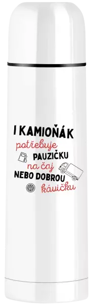 Termoska I kamioňák potřebuje pauzičku