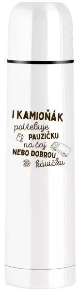 Termoska I kamioňák potřebuje pauzičku