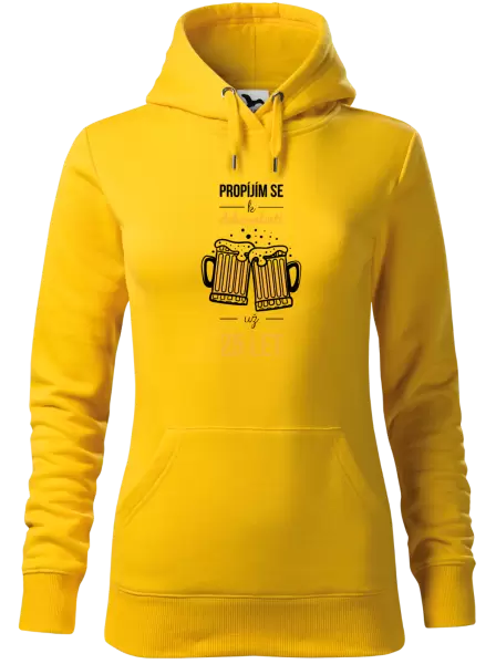 Dámská mikina Propíjím se k dokonalosti už x let