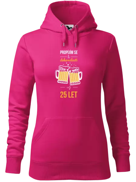 Dámská mikina Propíjím se k dokonalosti už x let