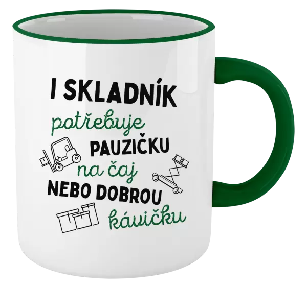 Hrnek I skladník potřebuje pauzičku 