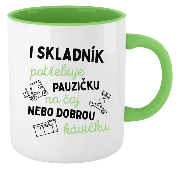 Hrnek I skladník potřebuje pauzičku