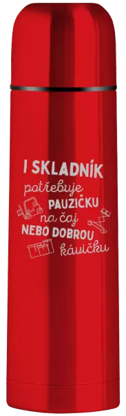 Termoska I skladník potřebuje pauzičku