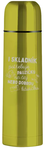 Termoska I skladník potřebuje pauzičku 