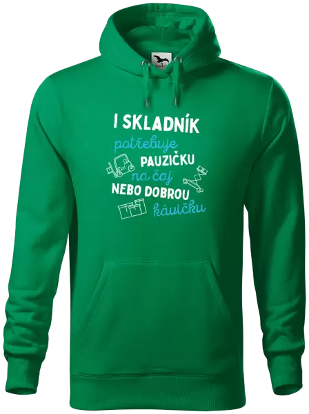 Pánská mikina I skladník potřebuje pauzičku