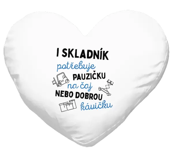 Polštář I skladník potřebuje pauzičku
