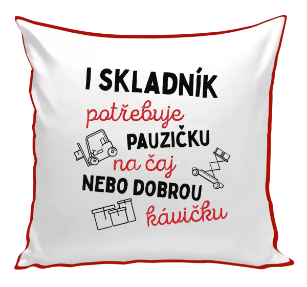 Polštář I skladník potřebuje pauzičku