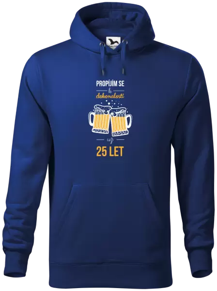 Pánská mikina Propíjím se k dokonalosti už x let
