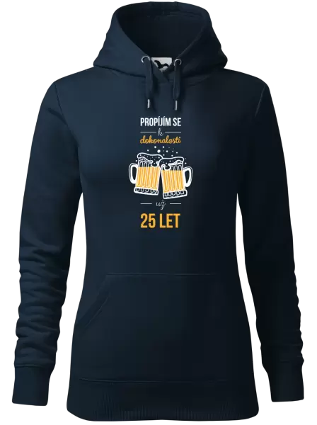 Dámská mikina Propíjím se k dokonalosti už x let