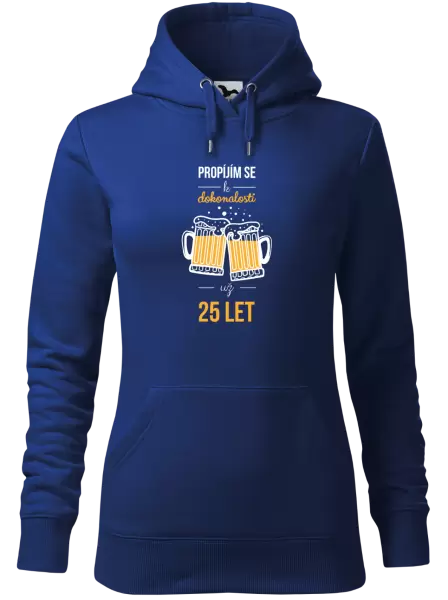 Dámská mikina Propíjím se k dokonalosti už x let