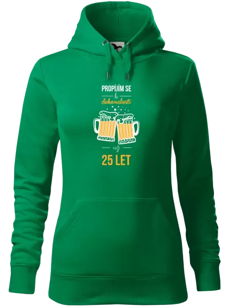 Dámská mikina Propíjím se k dokonalosti už x let