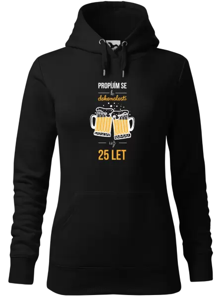 Dámská mikina Propíjím se k dokonalosti už x let