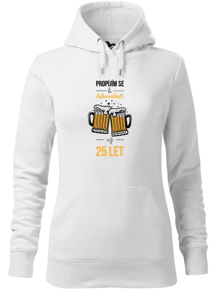 Dámská mikina Propíjím se k dokonalosti už x let