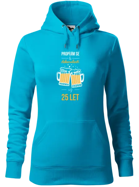 Dámská mikina Propíjím se k dokonalosti už x let