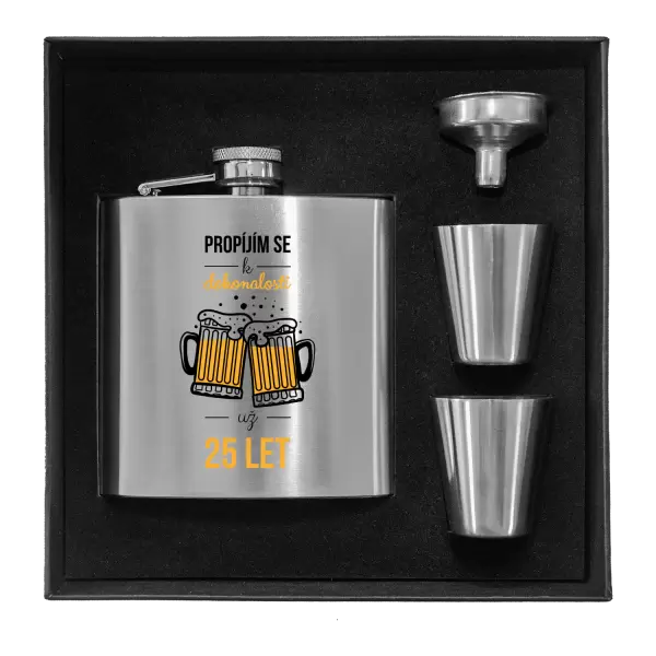 Placatka v krabičce Propíjím se k dokonalosti už x let