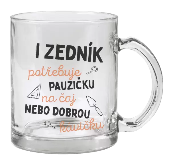 Hrnek I zedník potřebuje pauzičku