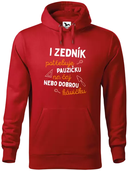 Pánská mikina I zedník potřebuje pauzičku