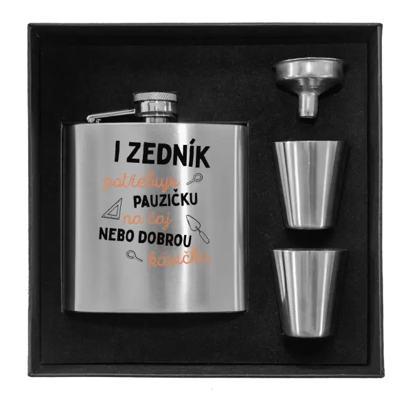 Placatka v krabičce I zedník potřebuje pauzičku