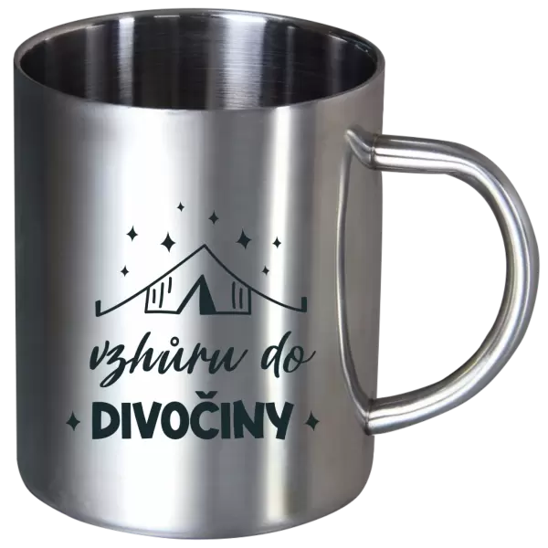 Nerezový hrnek Vzhůru do divočiny