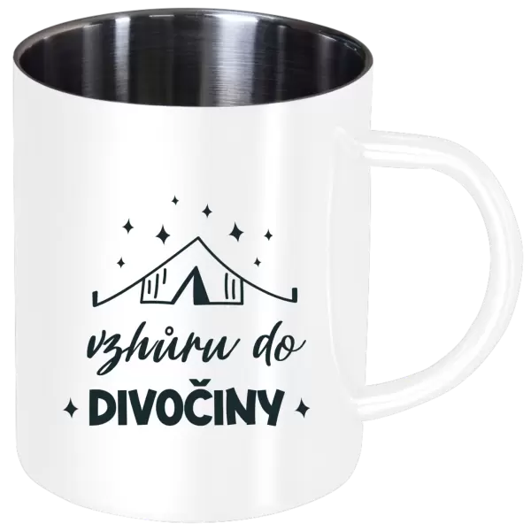 Nerezový hrnek Vzhůru do divočiny