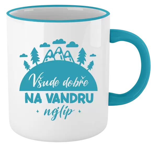 Hrnek Všude dobře na vandru nejlíp