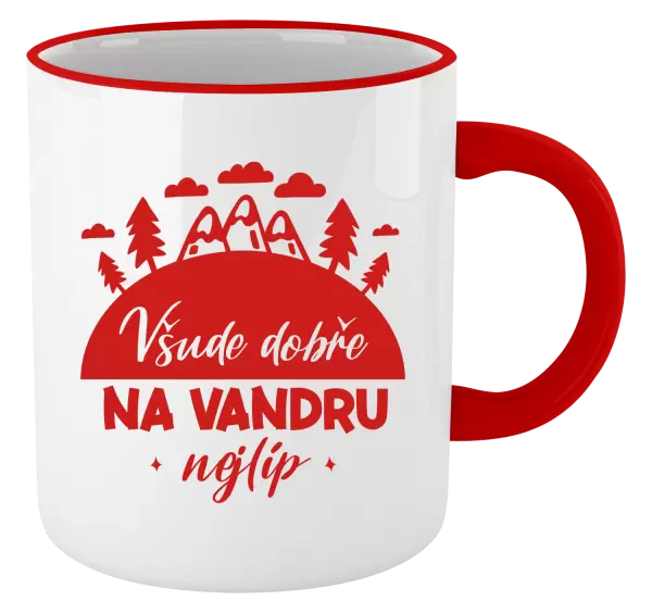 Hrnek Všude dobře na vandru nejlíp