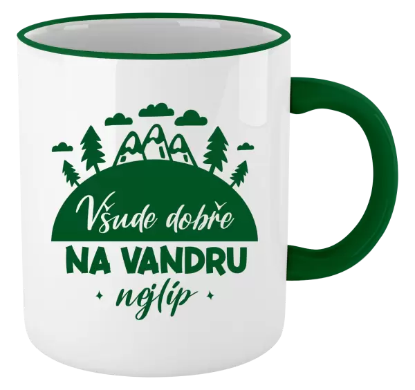 Hrnek Všude dobře na vandru nejlíp