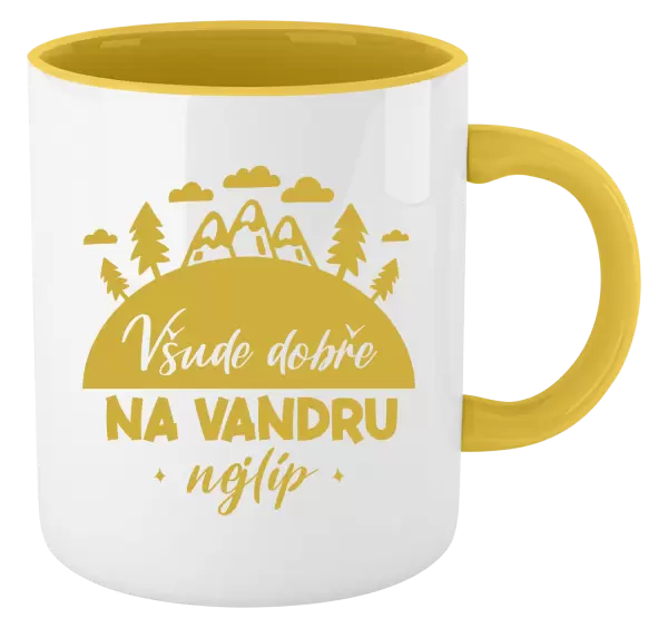 Hrnek Všude dobře na vandru nejlíp