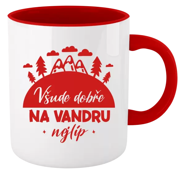 Hrnek Všude dobře na vandru nejlíp