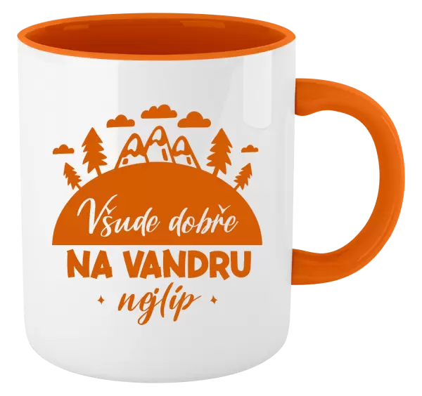 Hrnek Všude dobře na vandru nejlíp