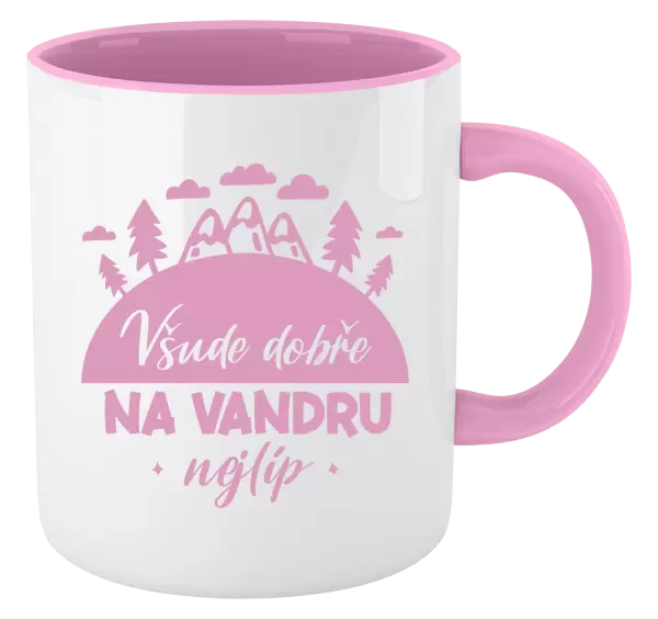 Hrnek Všude dobře na vandru nejlíp